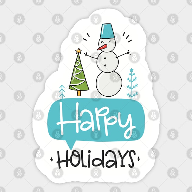 Happy Holidays Sticker by JoyFabrika